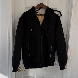 Black Hooded Jacket